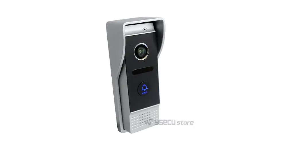 Ysecu 7 дюймов монитор видеодомофоны интерком запись 1 камеры 2 монитора HD 1200TVL непромокаемые камера-обскура дверной звонок камеры 12 В