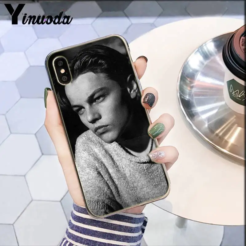 Yinuoda Leonardo Di Caprio young leo чехол для телефона с узором для iPhone 6S 6plus 7plus 8 8Plus X Xs MAX 5 5S XR 11 11pro 11promax