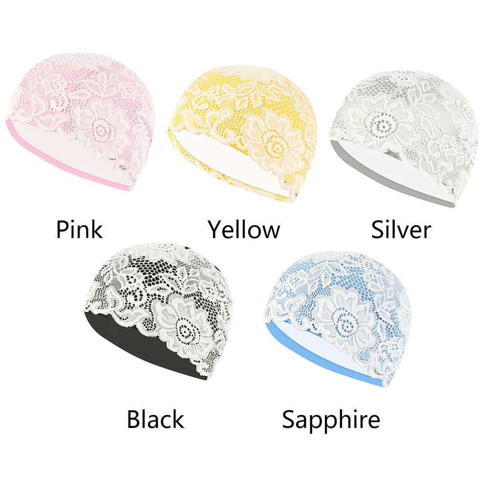 Женская шапка для плавания эластичная модная горячая весенняя купания защита