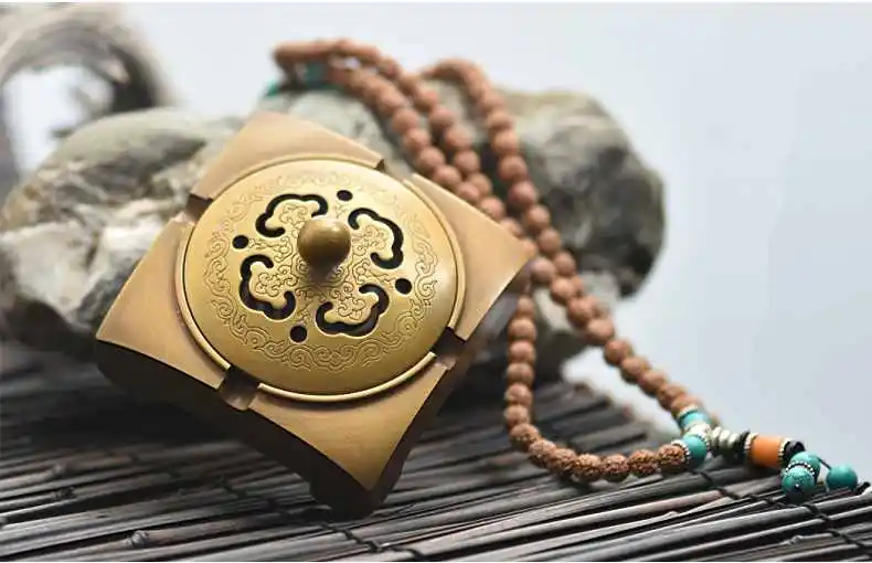 PINNY Античная латунная горелка с ладаном буддистские благовония держатель для