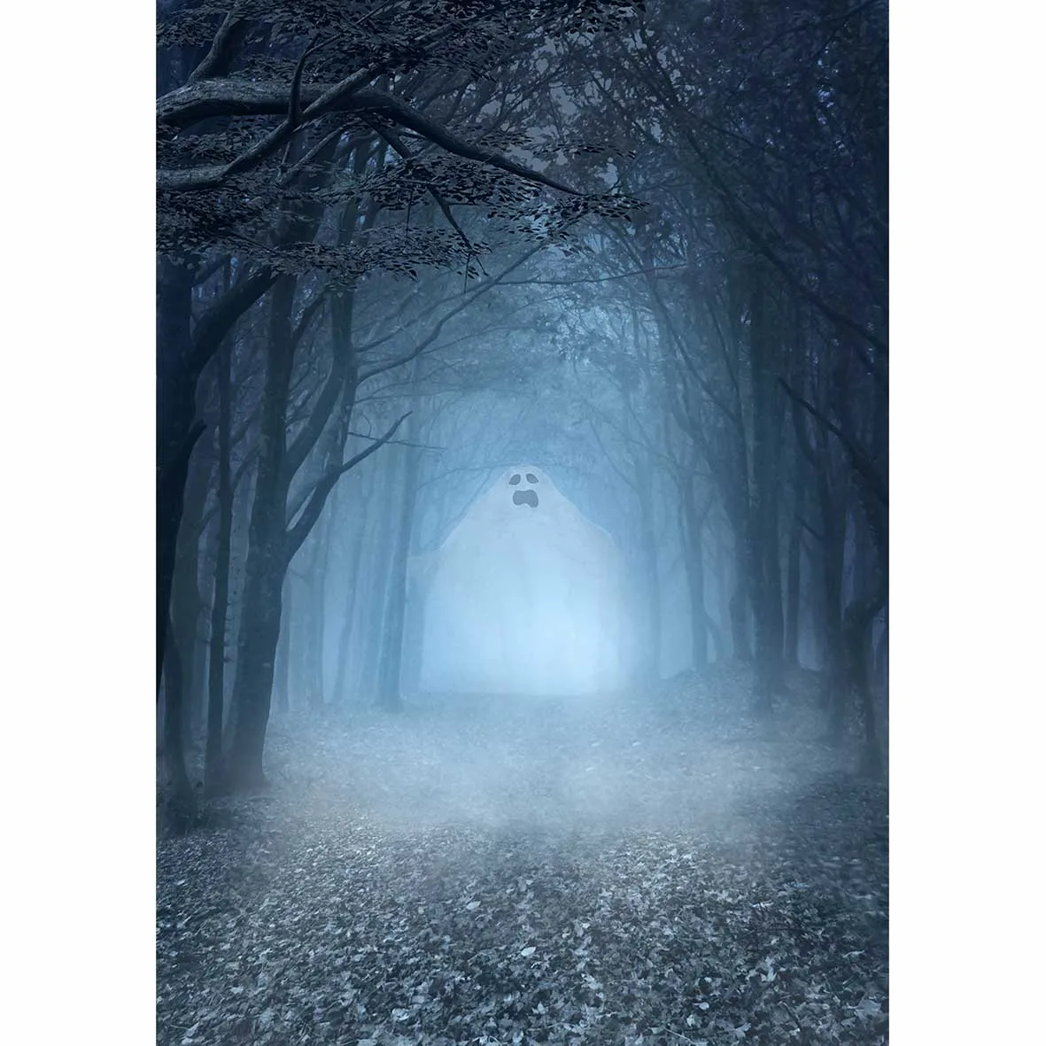 Студийный фон для фотосъемки Allenjoy с изображением лесных ветвей тумана призрака