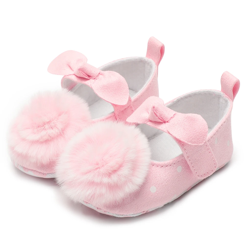 Новорожденных для маленьких девочек обувь кроватки туфли Младенческая малышей