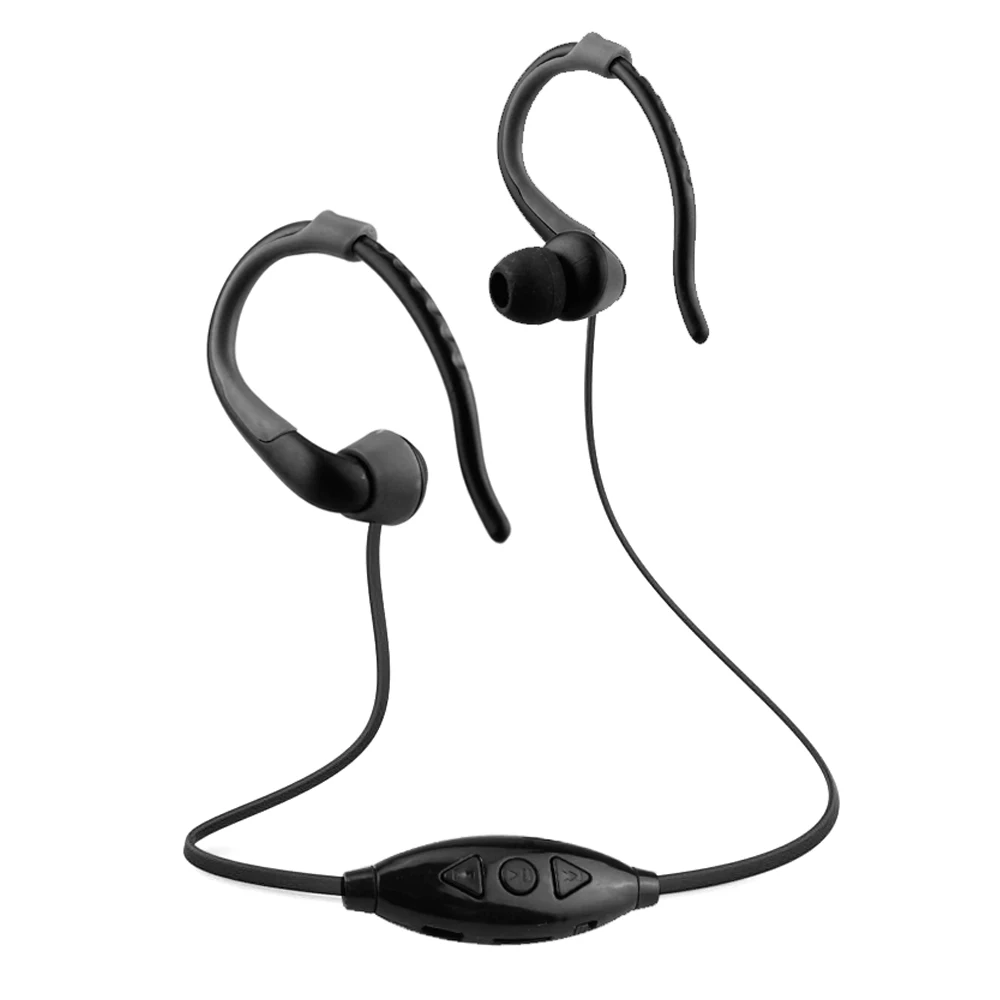 Спортивный MP3 плеер с шейным креплением USB MP3 с наушниками поддержка 16 Гб Micro SD TF карта