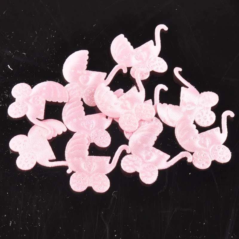 100 шт./лот микс розовый детский узор Ткань Патч Аппликация Скрапбукинг Ремесло