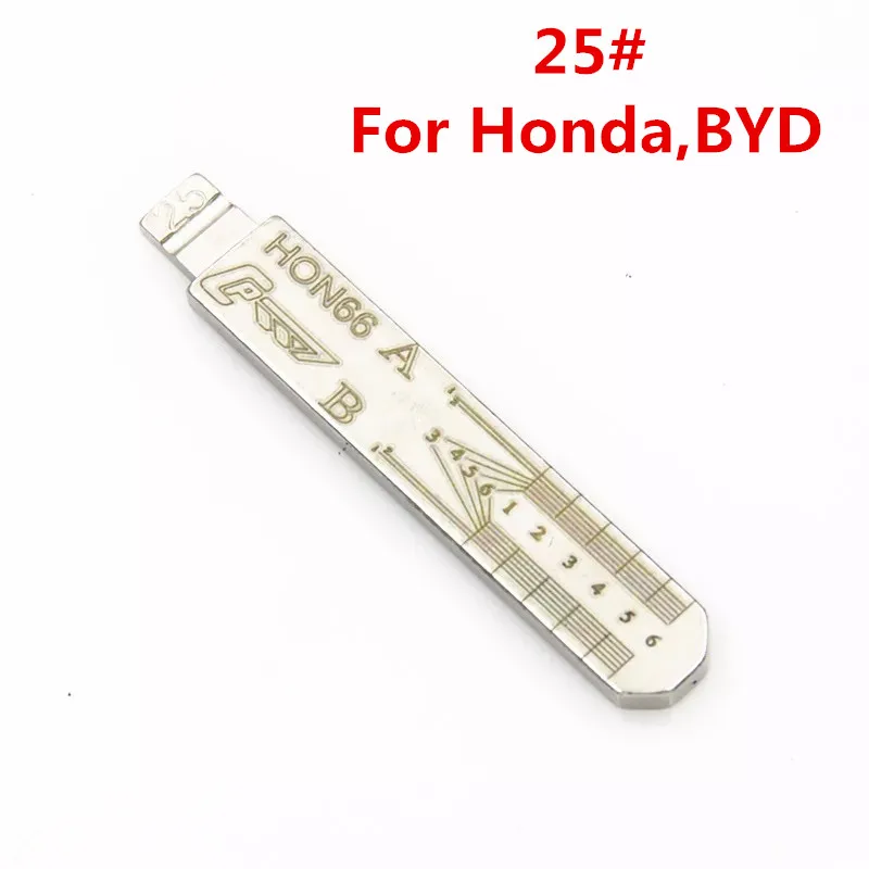 Гравированный линейный ключ для 2 в 1 резные зубья LiShi/HON66 чистый № 25 HONDA
