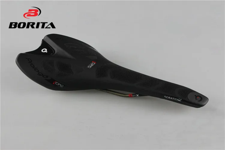 black Prologo скретч 2 CPC Tirox углеродного волокна Велосипедное седло гоночный велосипед Ultralig - Цвет: black