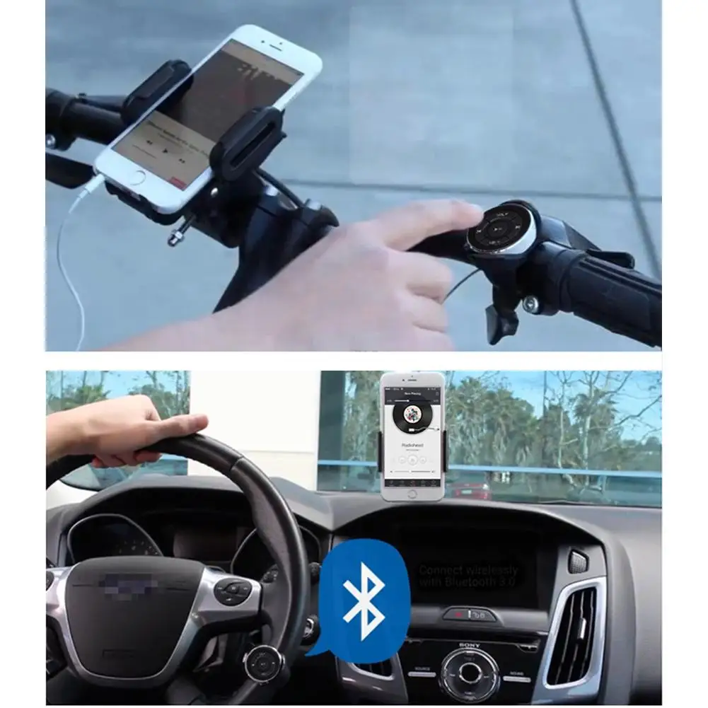Bluetooth 4,0 Автомобильный пульт дистанционного управления Bluetooth Автомобильный руль смартфон Аудио Видео Bluetooth медиа кнопка