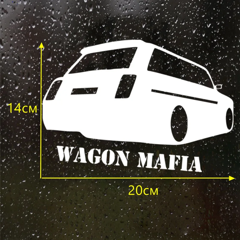 CK2379#20*14см наклейки на авто wagon mafia 2104 водонепроницаемые машину наклейка для