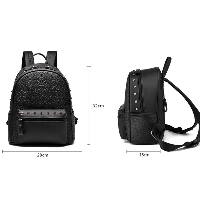 YOUNNE кожаный рюкзак школьный повседневный для женщин|solid color backpack|backpack femalebackpack ladies