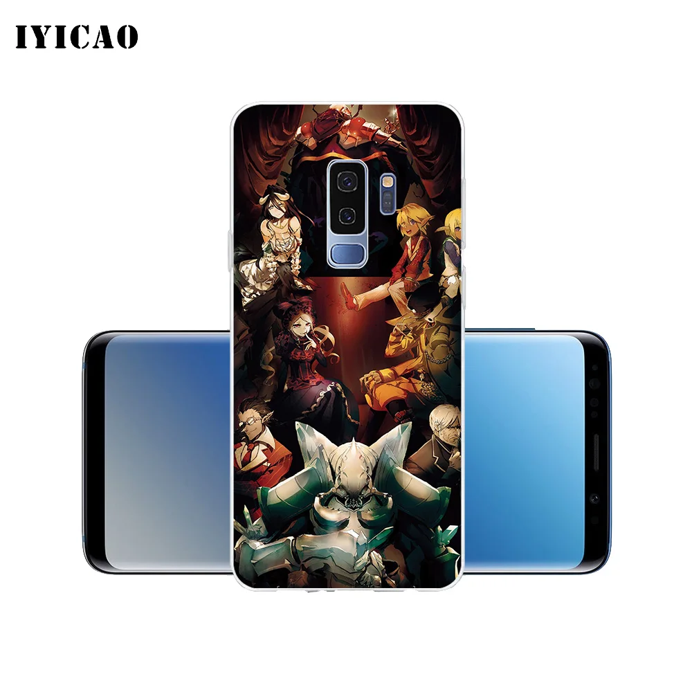 IYICAO Overlord Мягкий силиконовый чехол для телефона Samsung Galaxy S10e S10 S9 S8 Plus S7 Edge TPU