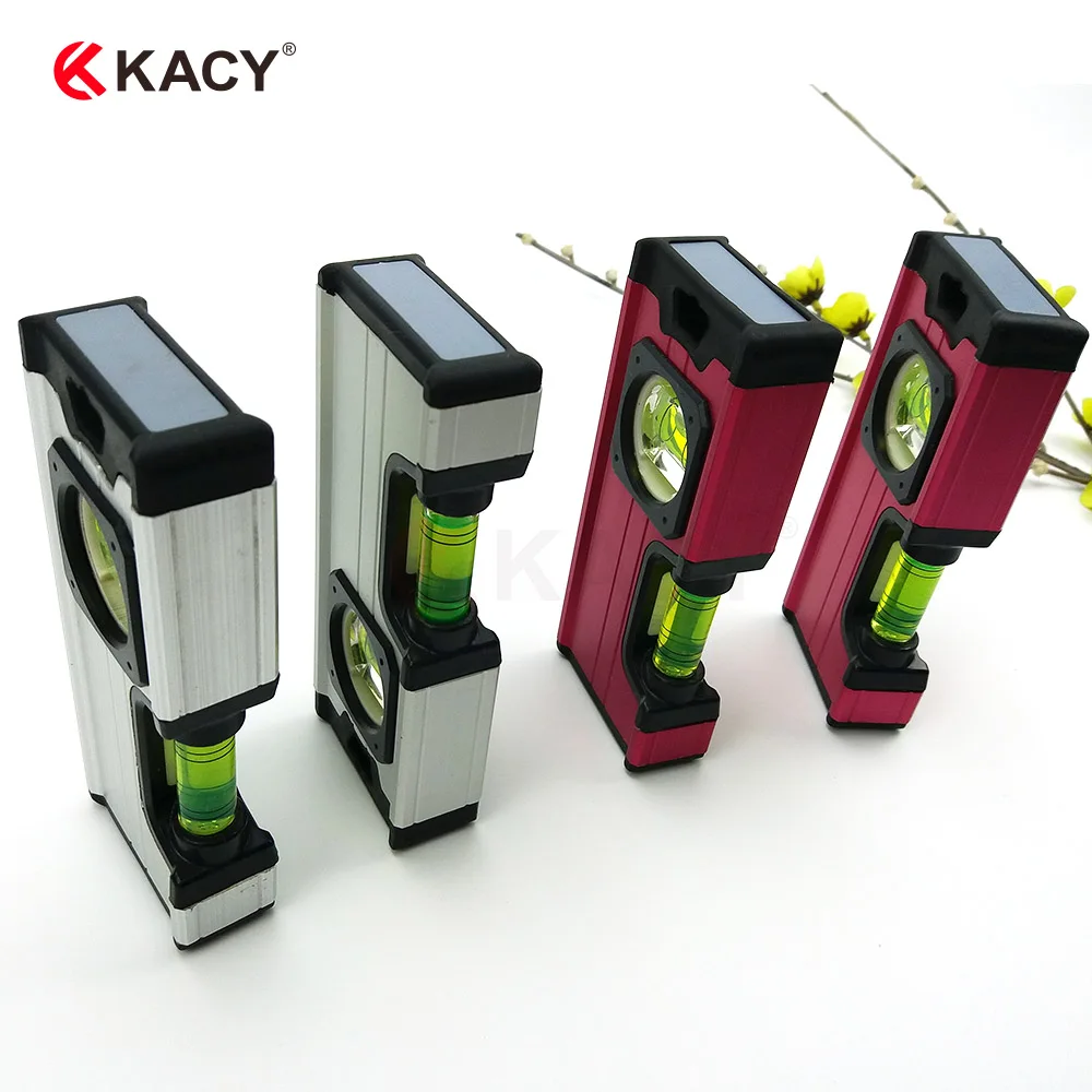Рождественский подарок KACY 37209 уровень алюминиевый сплав Магнитный торпедный уровень I-Beam уровень Плюм/уровень