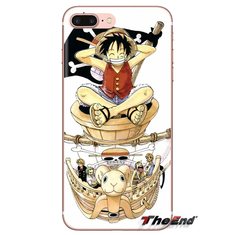 Цельнокроеные зеркальные мягкие чехлы из ТПУ с изображением обезьяны D Luffy ACE для