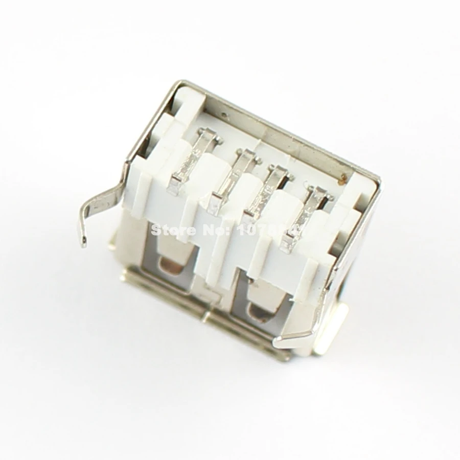 100 шт за лот USB A 4 Pin гнездовой разъем SMT под прямым углом &quotсделай сам&quot|4 pin female|4