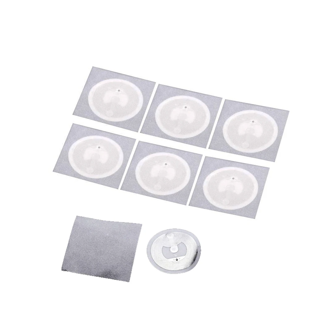 10 шт./лот NFC метка наклейка 13,56 МГц ISO14443A NTAG 213 Метка RFID Ключевые метки llaveros llavero жетон патруль значок Ntag215 Ntag216