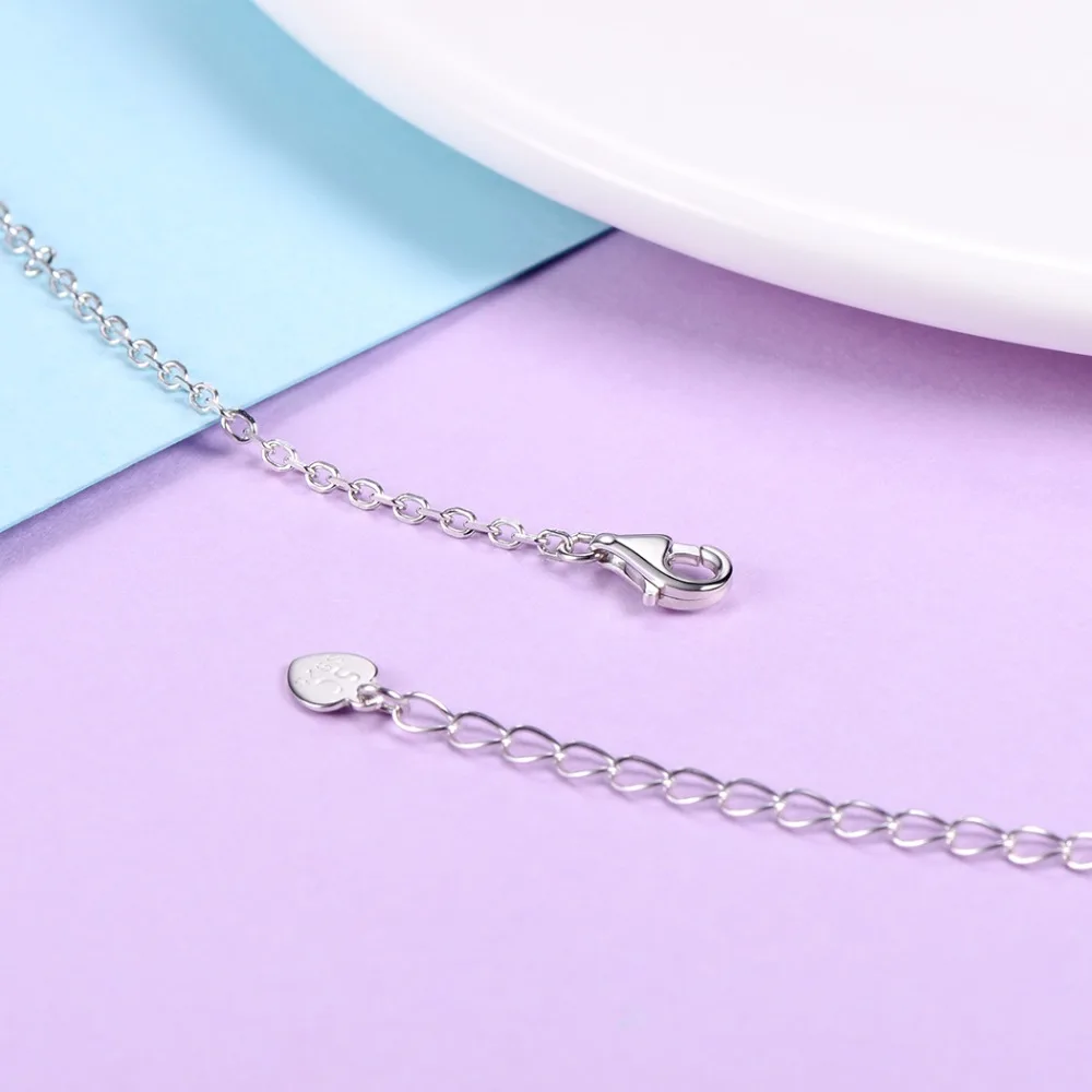 Silvercute, 925 пробы, серебро, 12, созвездие, Круглый, Водолей, топаз, ожерелье для женщин, знак звезд, Знак зодиака, хорошее ювелирное изделие SCP6073B