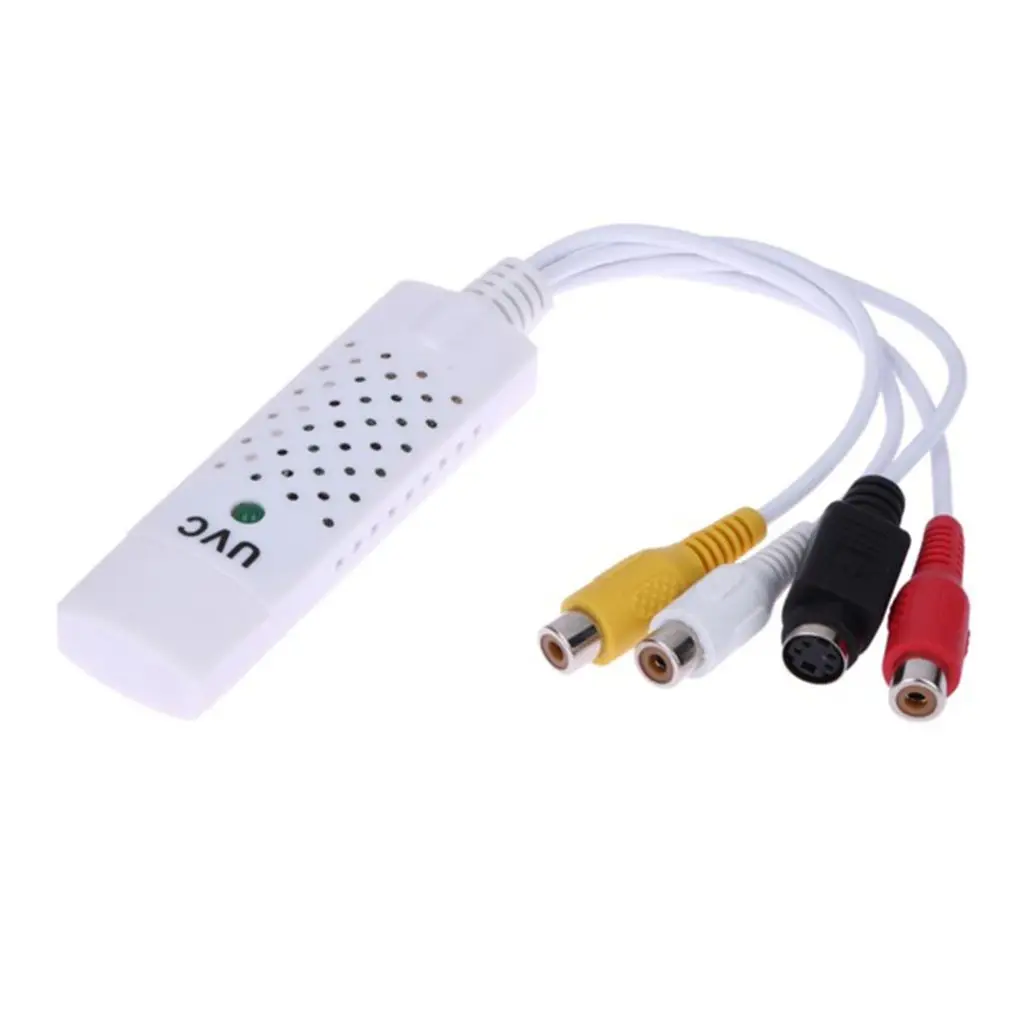 USB 2 0 DVR Видео Аудио Захват карты адаптера кабеля ПК ноутбука VHS VCR ТВ к DVD конвертер