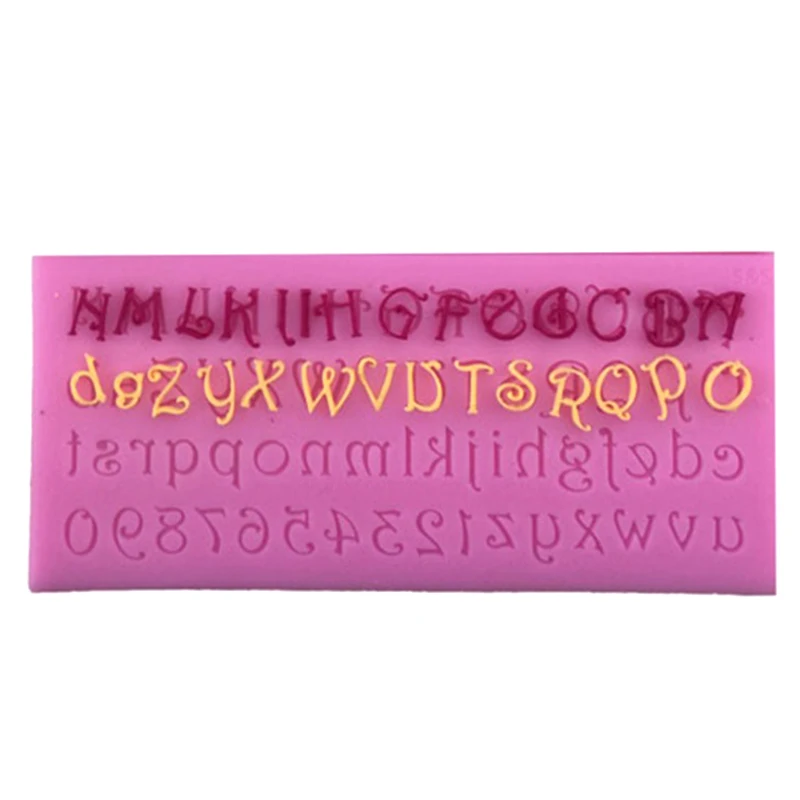 Цифры буквы алфавита форма для помадки торта инструменты украшения тортов