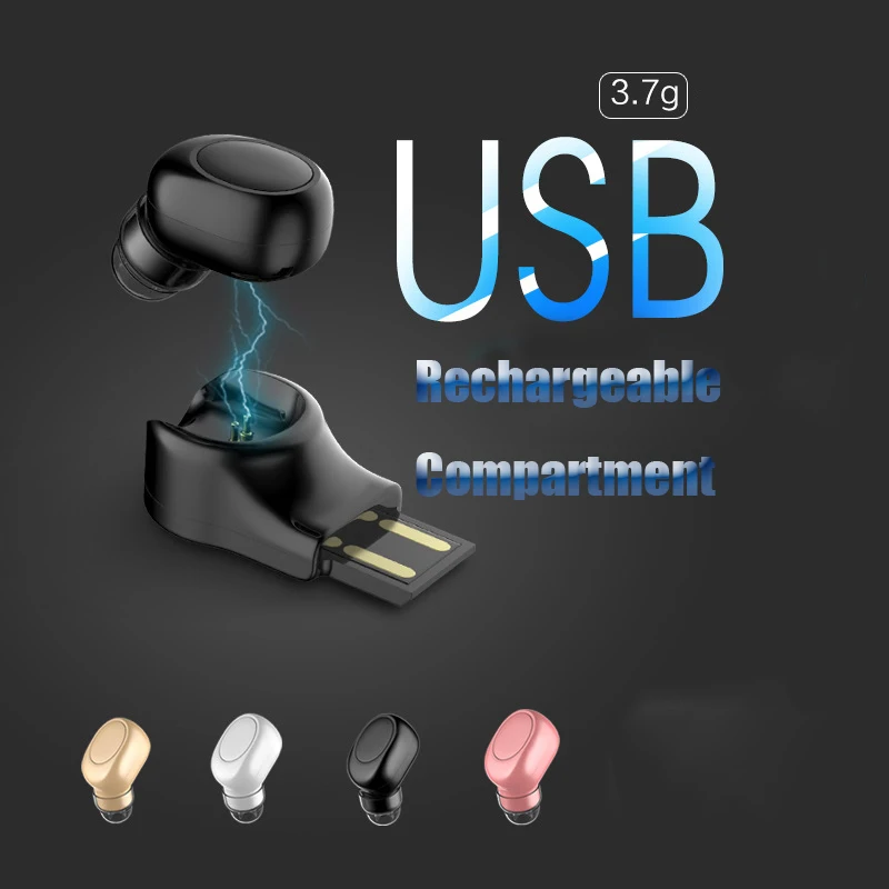Мини Bluetooth наушники гарнитура с микрофоном для iPhone Samsung Xiaomi USB Магнитный зарядный