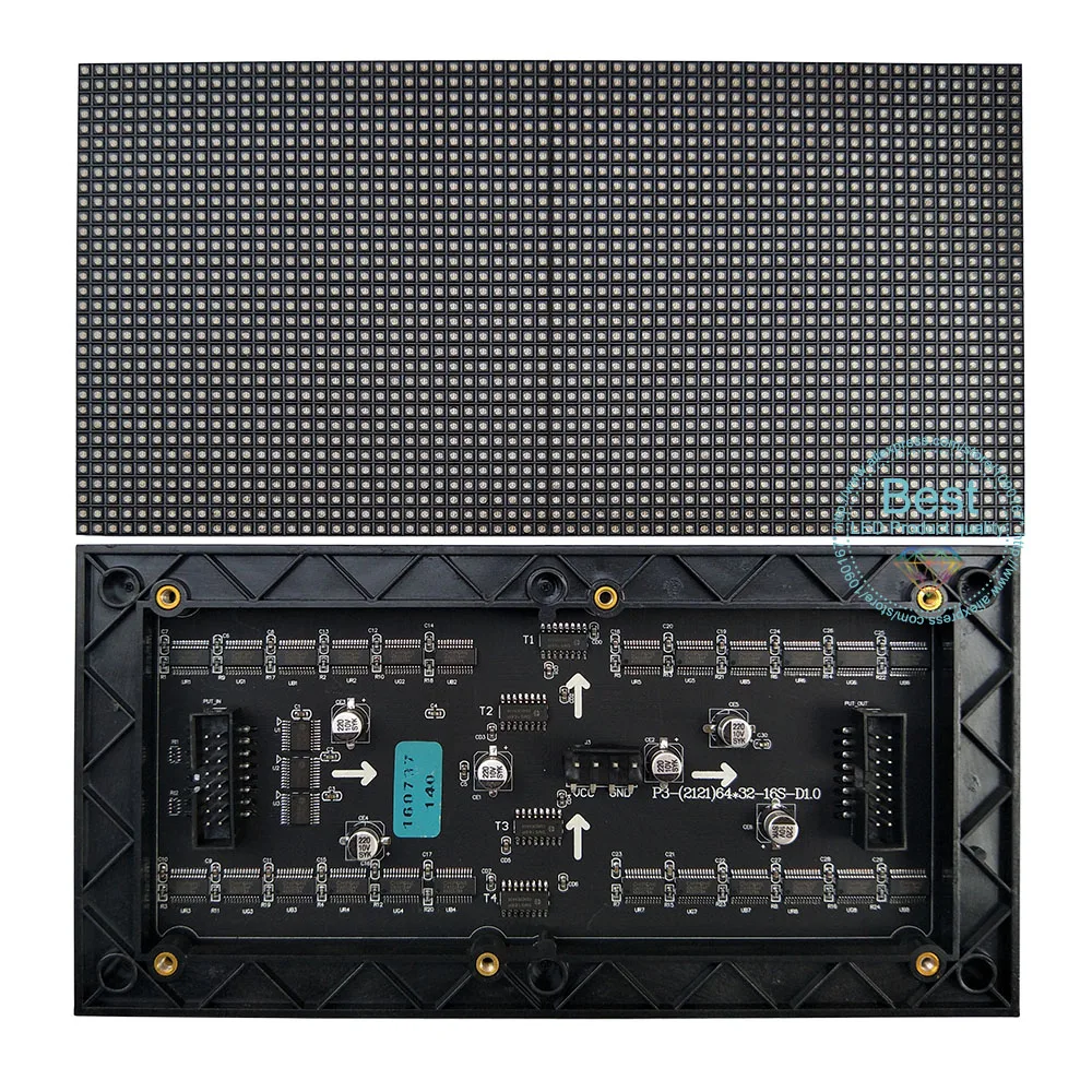 P3 Крытый полноцветный светодиодный дисплей модуль 64*32 пикселей SMD rgb p3