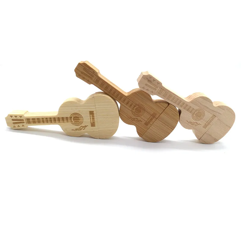 USB флеш-накопитель с деревянной гитарой 4 ГБ 8 16 32 64 | Компьютеры и офис