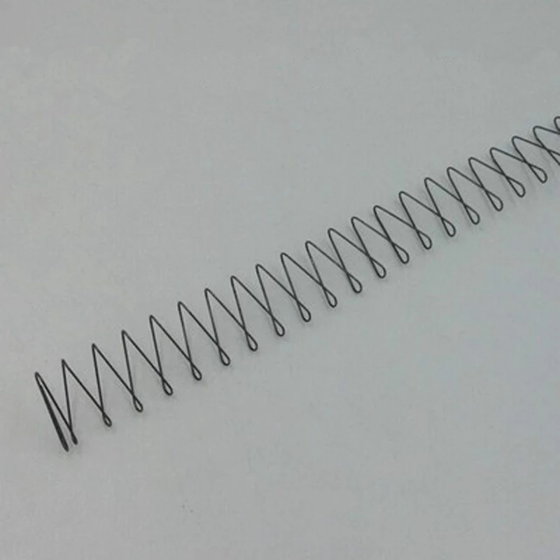 1Pcs 1mm Wire diameter Steel rectangle Trapezoid Square springs Flat type compression spring 21mm width 120mm-300mm L | Обустройство