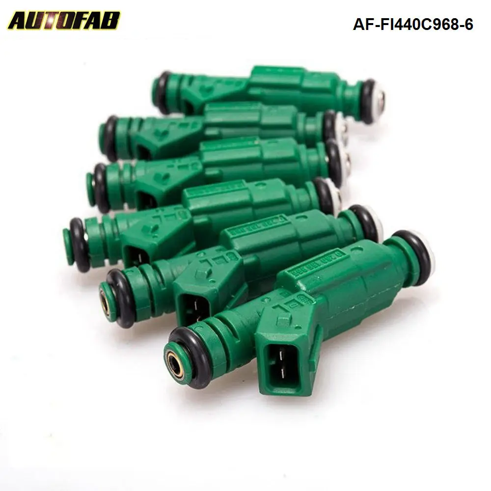 6 шт./лот топливный инжектор высокого потока 440cc 42lb 0 280 155 968 EV6 BA BF HSV FPV Turbo AF-FI440C968-6 |