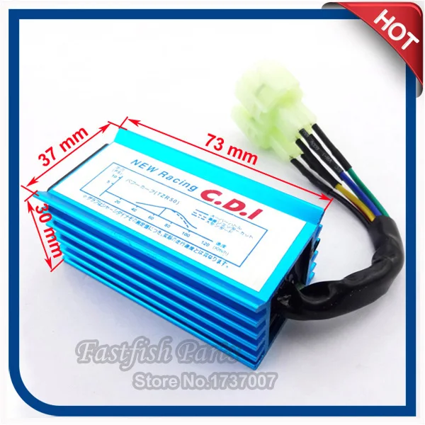 Коробка зажигания Racing AC CDI 6 контактов для GY6 50cc 125cc 150cc мопеда двигателя скутера