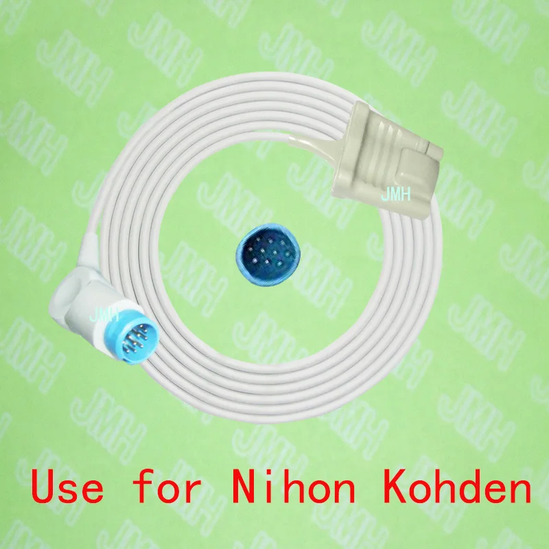 

Compatible with 10PIN Nihon Konhden Oximeter monitor the TL-101S Adult silicone soft tip spo2 sensor.