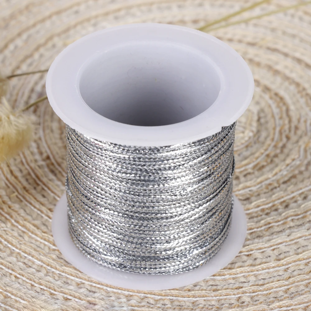 1 шт. Золотой/Серебряный/Красный шнур нить веревка ремень полиэфирное волокно DIY