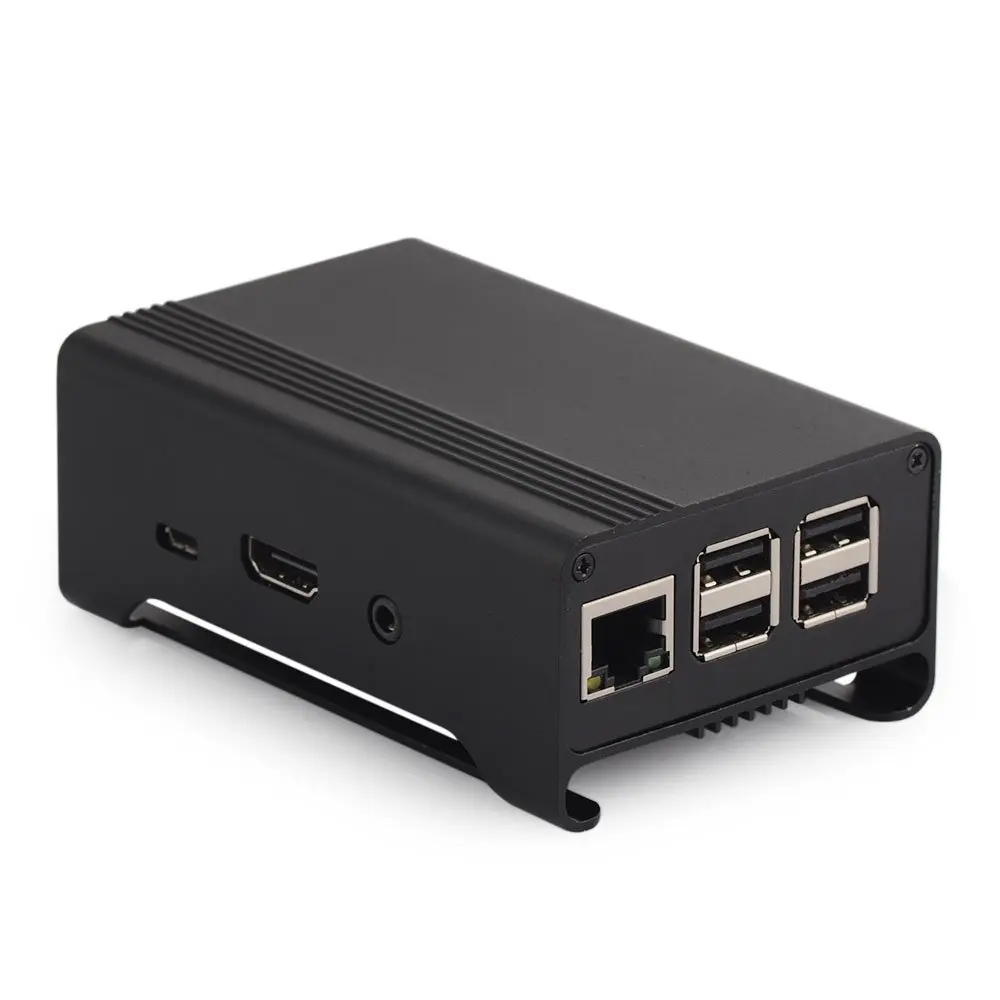 Новейший чехол raspberry pi 3 Модель b plus металлический корпус Корпуса Pi из