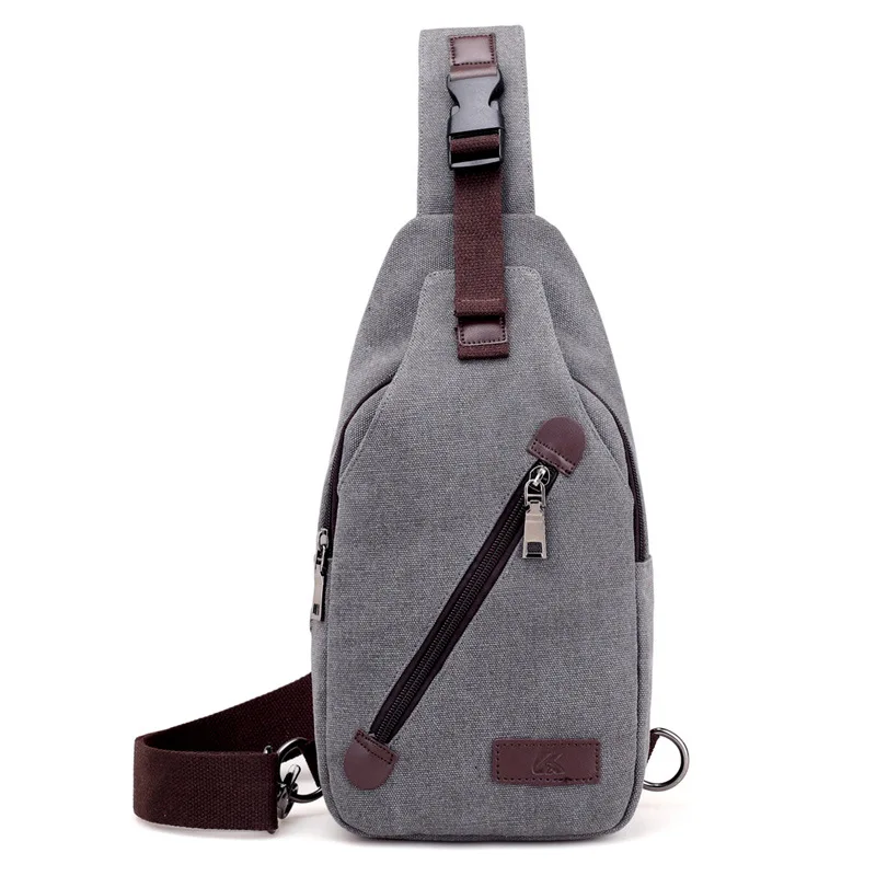 Kvky Новый Повседневное Грудь сумка для Для мужчин 2017 ремень Сумка Кроссбоди холст