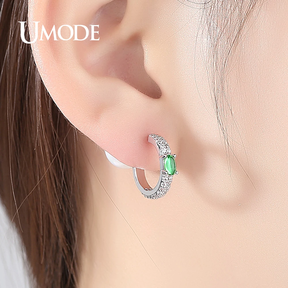 UMODE модные круглые полуобруч с искусственным жемчугом серьги ювелирные изделия