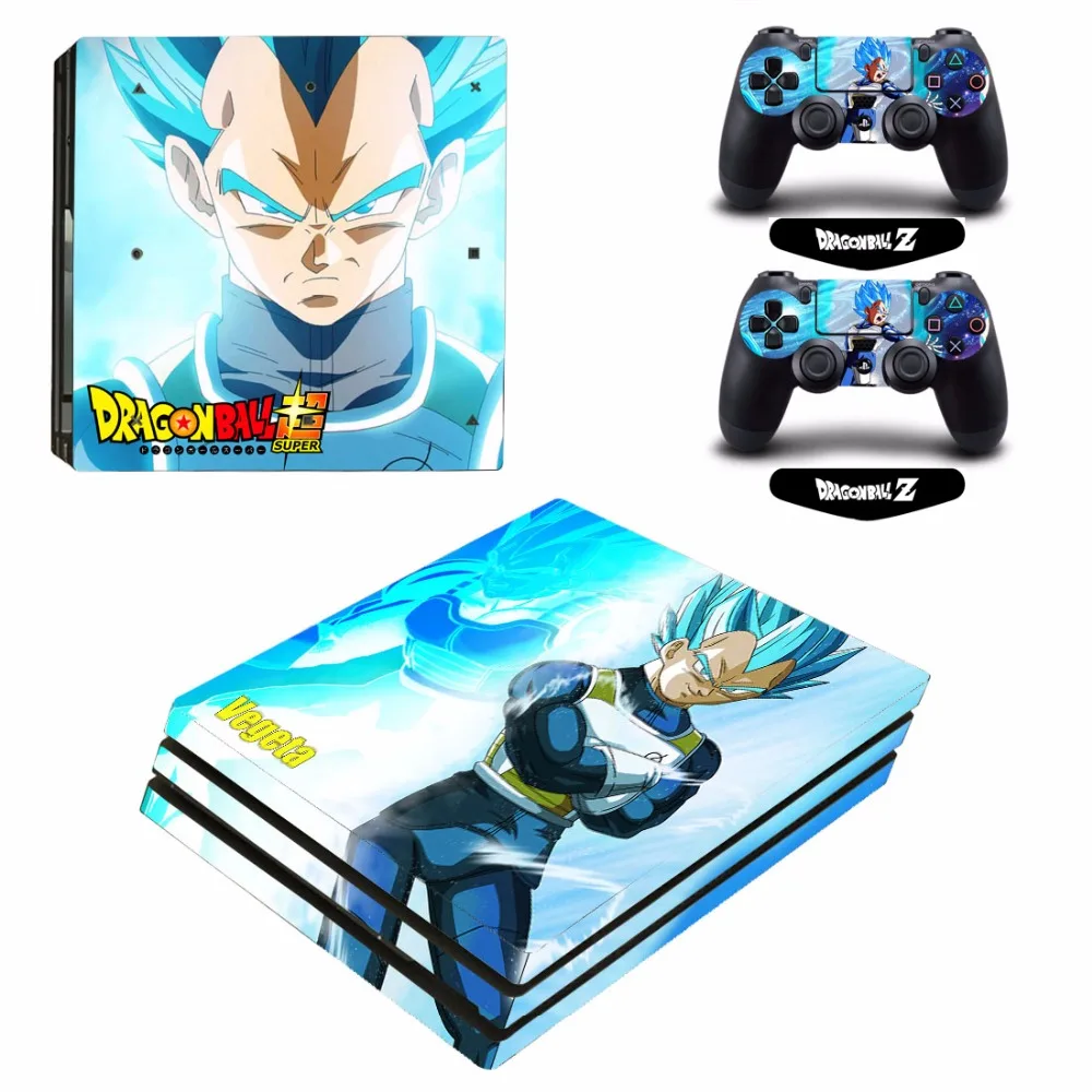 ARRKEO Dragon Ball Super Son Goku Vinyl Cover Decal PS4 Pro Skin Sticker for Sony PlayStation 4 Console 2 Controllers Skins | Электроника