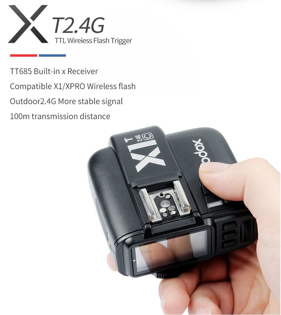 Godox TT685N 2,4G Беспроводная вспышка HSS i-ttl GN60 Беспроводной вспышка+ X1T-N ttl вспышка триггера для Nikon D800 D700 D7100 D7000 D5200 D5100 D70S D810 D90