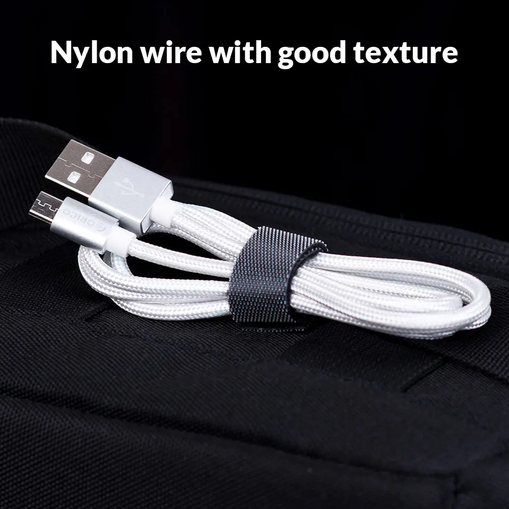 USB кабель для зарядки и передачи данных ORICO нейлоновый плетеный провод