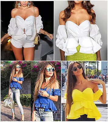 Модные женские туфли с открытыми плечами укороченный Топы корректирующие Лето