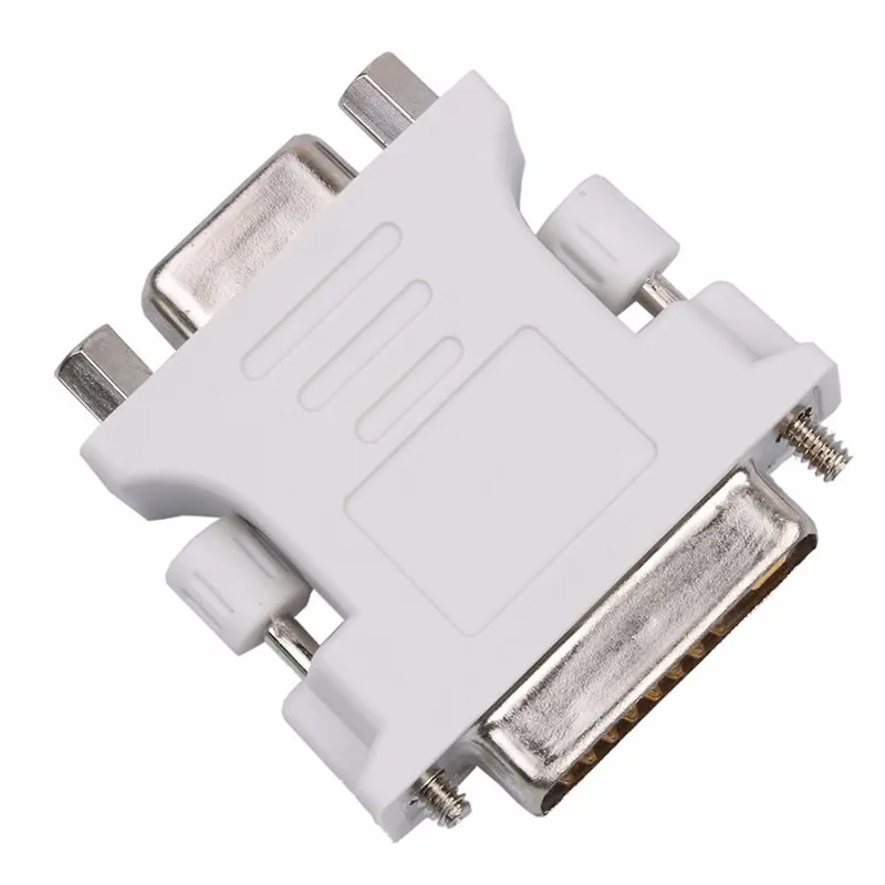Горячий DVI к VGA адаптер кабель папа женскому 24 + 5 Pin 1080P конвертер для HDTV монитора