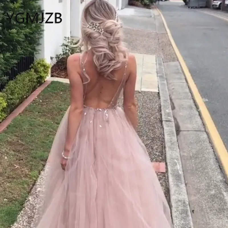 Сексуальное длинное вечернее платье 2019 женское с глубоким V образным вырезом и