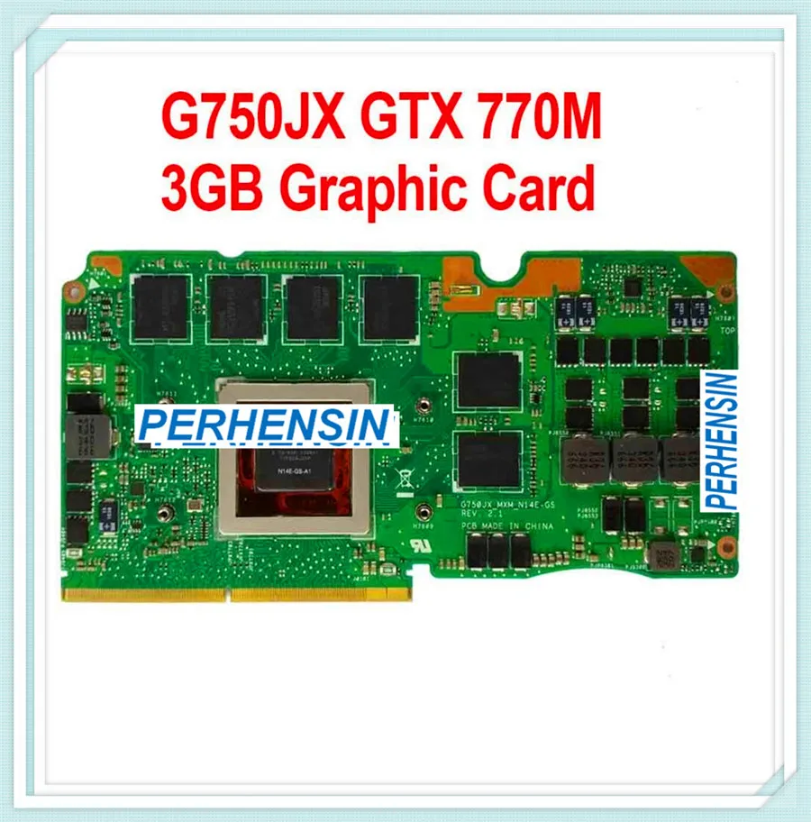 Видеокарта для ноутбука Asus G750J G750JX GTX 770M 3 ГБ VGA 100% рабочий видеокарта|asus g750j|work workasus