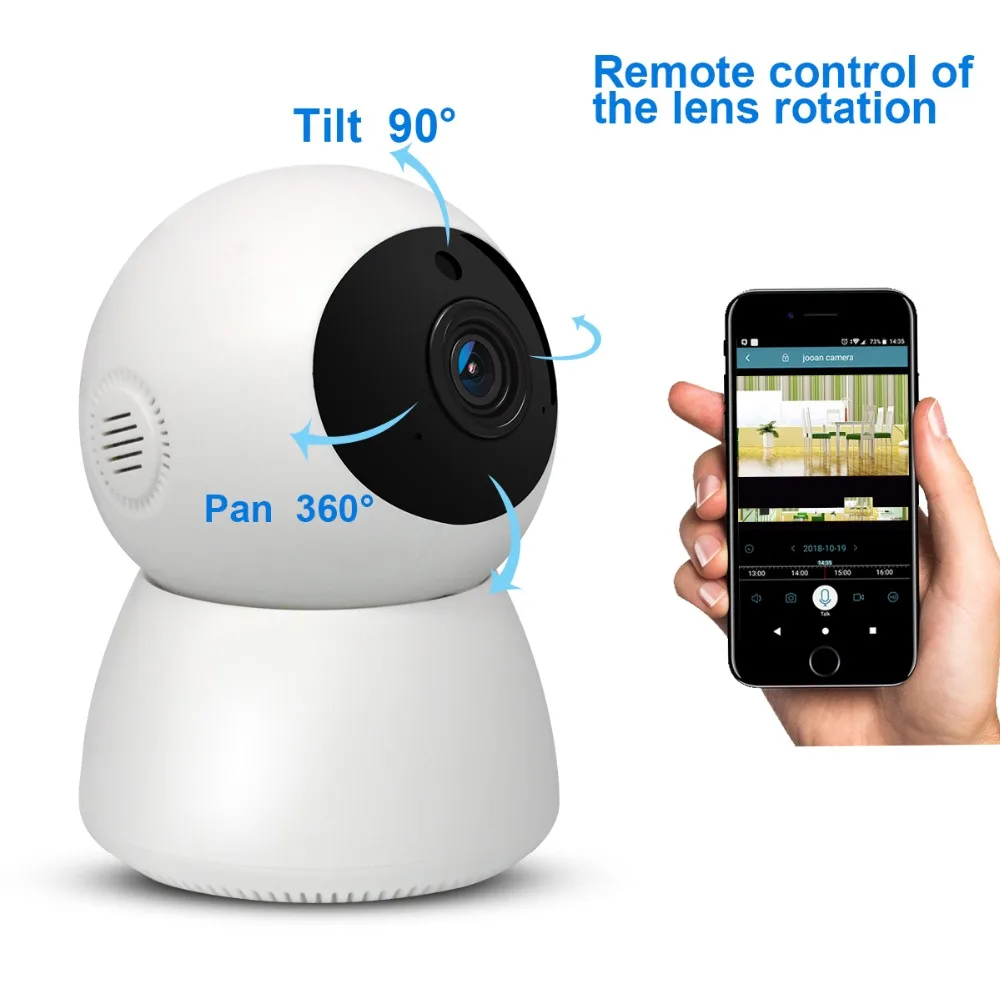 JOOAN Wireless IP Camera1080P HD smart WiFi Home Security Night Vision Video Surveillance CCTV Camera Baby Monitor | Безопасность и
