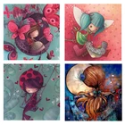 DIY Алмазная вышивка, девушка 5D навсегда момент мозаика Алмазная дрель домашний декор настенная наклейка картина квадратная