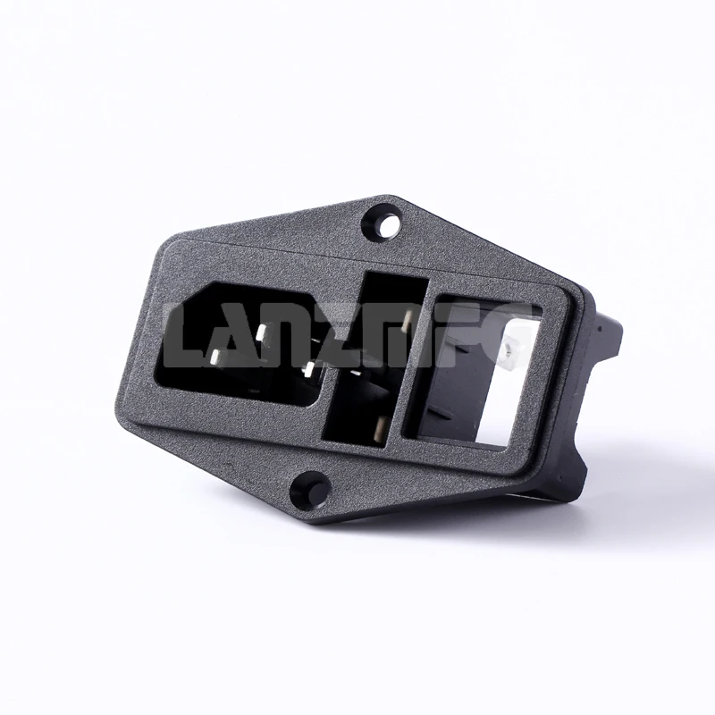 IEC мужской электронный переключатель с предохранителем и выключателем