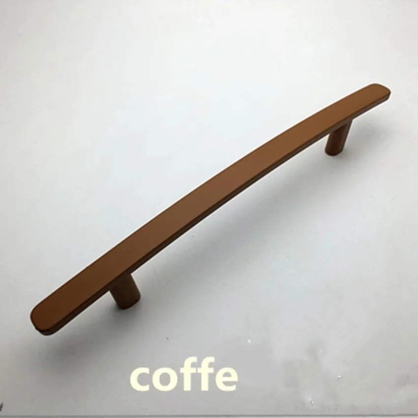coffee 128 мм современная мода цвет Мебельная ручка белый черный синий желтый тумба кухонного шкафа дверная ручка 5' зеленый выдвижной ящик - Цвет: coffee
