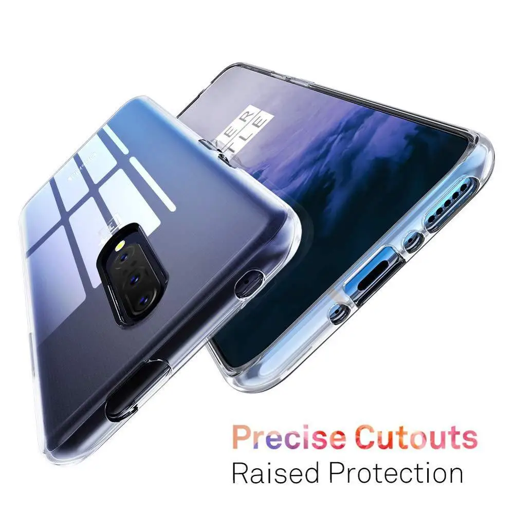 Чехол для Oneplus 7 pro чехол 6 прозрачный мягкий 3T 5T 6T OnePlus Pro Oneplus6 силиконовый задней