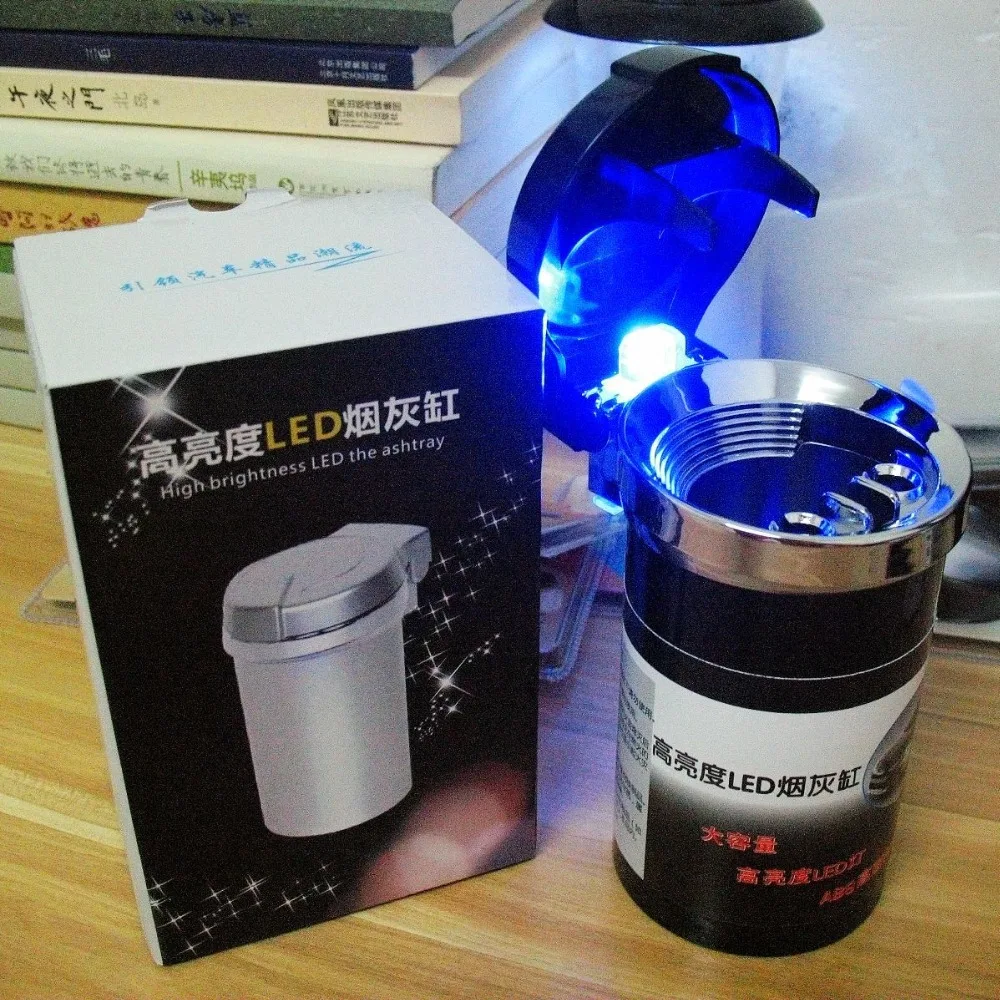 Greenwon автомобиль светодиодные пепельница авто сигареты Эш обладатель Кубка мода