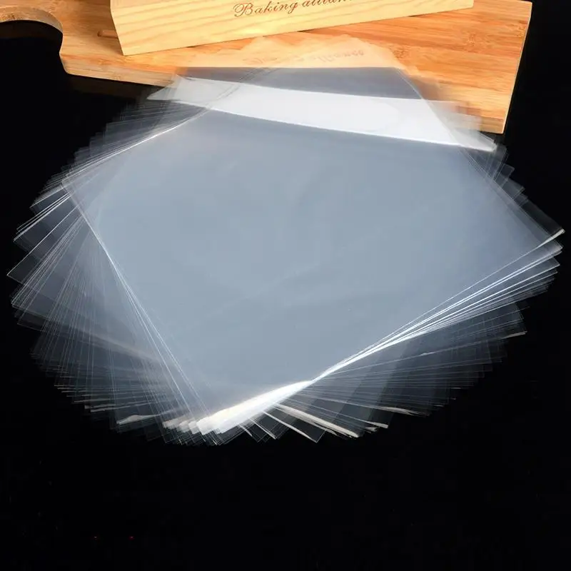 

500pcs/lot 9*12.5cm Food Packaging Cellophane Clear Candy Chocolate Pastry Wrapping Paper DIY Baking Packaging