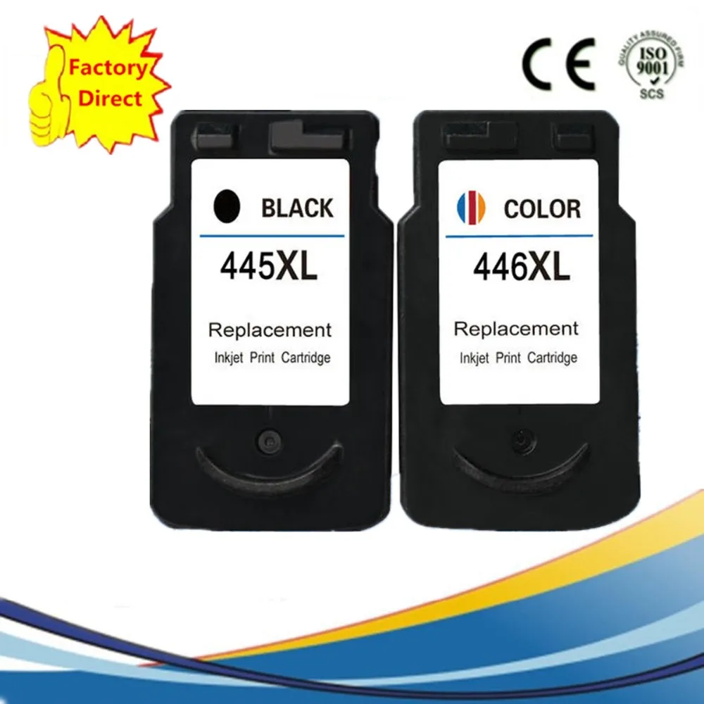 PG-445 XL PG 445 PG445 CL446 CL 446 CL-446 чернильные картриджи восстановленные Pixma IP-2840 MX-494 MG-2440 MG-2540 MG-2940