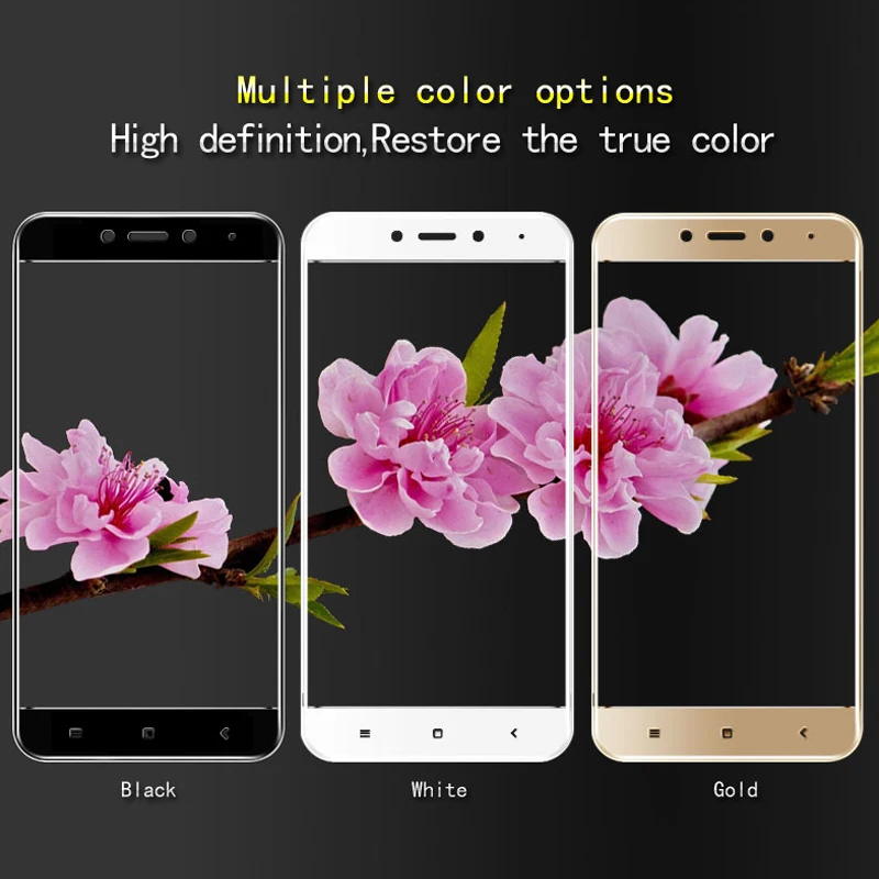 Yezaoo полное покрытие закаленное стекло Xiaomi Redmi Note 4X протектор экрана для версия 4 Pro