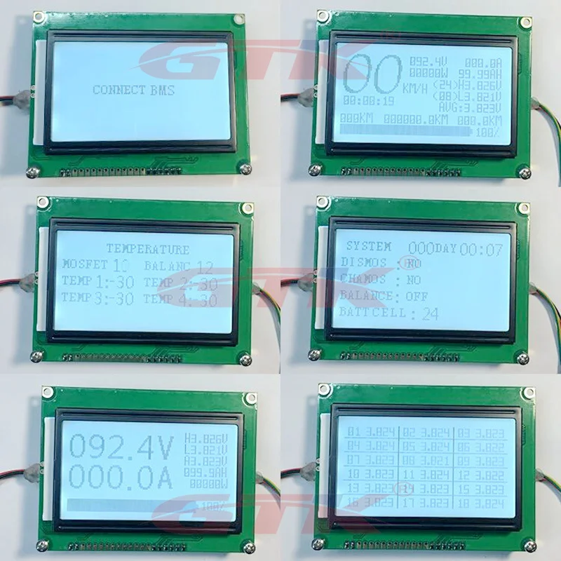 GTK 72v 80Ah 100Ah литиевая батарея 120A Смарт BMS электрический скутер 5 кВт 7000 Вт 9000 Вт ebike батарея bluetooth приложение светодиодный дисплей+ 10A