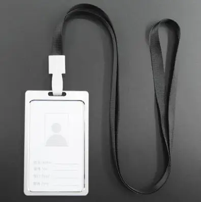 Металлический держатель для идентификационных карточек 1 шт. карт этикетка в